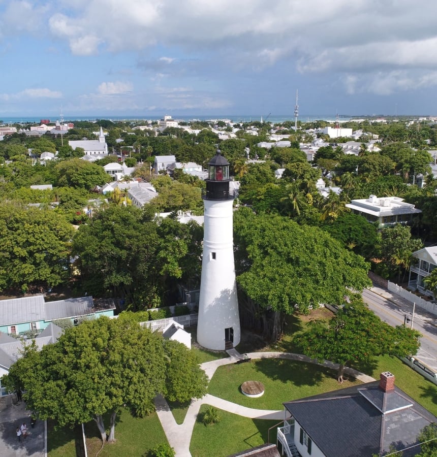 The historic Key West lighthouse